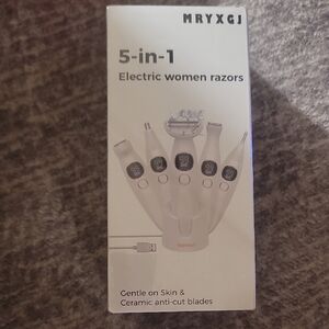 White 5-in-1 Hair Removal Tool for Smooth Skin